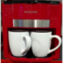 Cafetera electrica con 2 tazas multilaser be016 roja