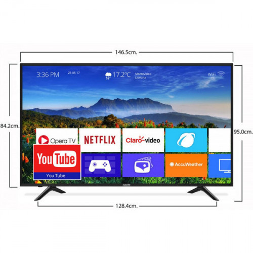 TV LED Smart 65 4k Nics Android 14 UHD 2025 A  sin marco