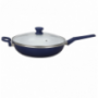 Wok de aluminio de 30 cm con interior antiadherente modelo azzurra