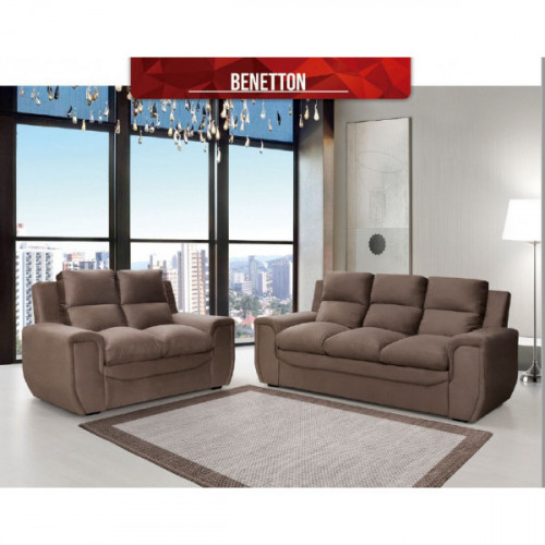 Living en tela benet 3+2 asientos