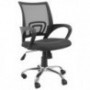 Silla escritorio mesh negr sst-4005 con ruedas