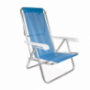 Silla mor 8 pos aluminio 2267 sannet azul