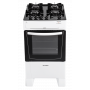 Cocina james supergas mesada de vidrio c-690v blanco 4 hornallas