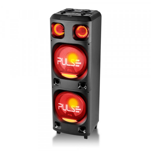 Super torre pulse sp1000 15" x 2 4000w luces led