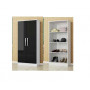 Mueble multiuso 1 pta turim 915 s blanco-negro 64 x 1,38 x 38