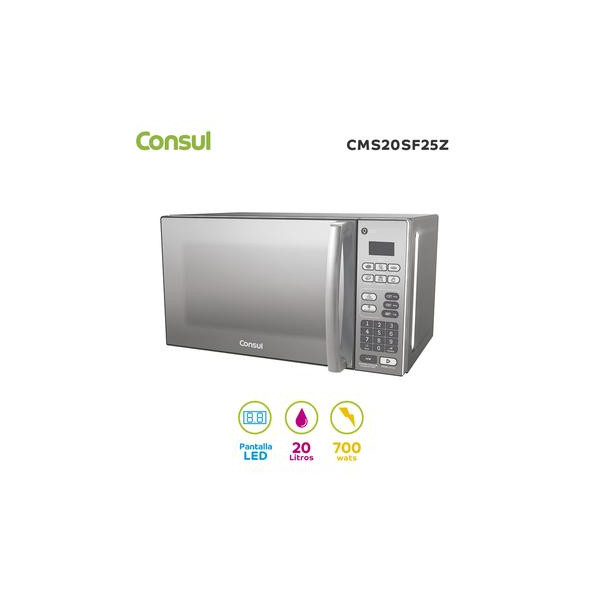 Microondas 20 lts consul inox