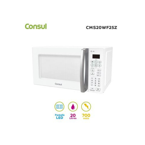 Microondas 20 lts consul blanco cms20wf25z