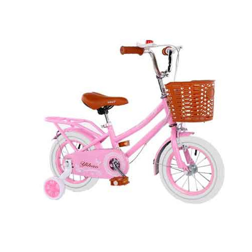 Bici nina r 16 vintage canasto ratan rosa nigamar