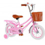 Bici nina r 16 vintage canasto ratan rosa nigamar