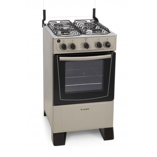 Cocina a gas james 4 horn c-105b titanium ● termocupla de seguridad ● encendido electrónico total