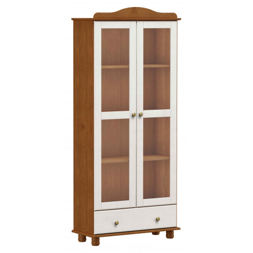 Cristalero 2 Puertas 1 Cajon  RUBI 8932w