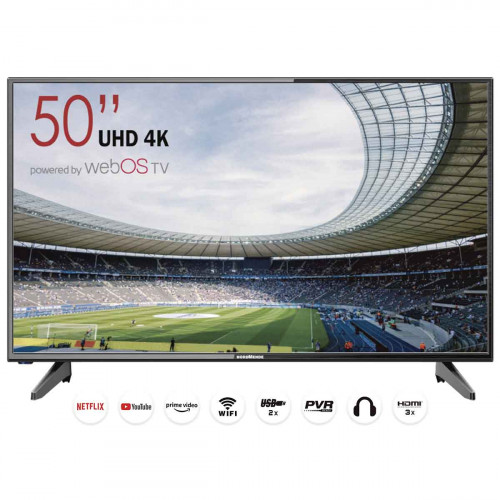 Tv led smart  50 4k nordmende nrd-wl50s09 sistema webos
