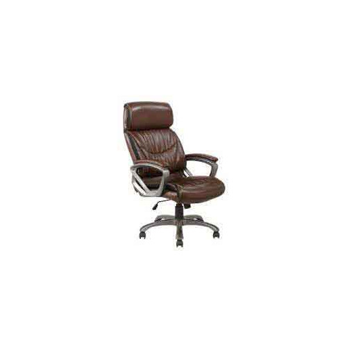 Silla escritorio ejecutivo marron claro pu y2755 red hogar