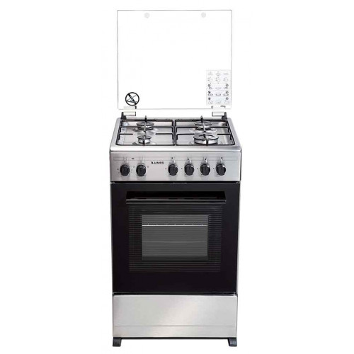 Cocina combinada james 4 horn c-555 tks inox frente acero inoxidable ● horno de 4 funciones