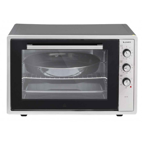 HORNO HJTI-45 FRENTE INOX 45 Lts. ● Turbo ● Horno de 4 funciones