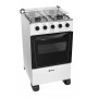 COCINA A GAS 4 HORN THOMPSON CTH1000 COLOR BLANCO ● Mesa en Acero Inoxidable TERMOCUPLA DE SEGURIDAD EN EL HORNO