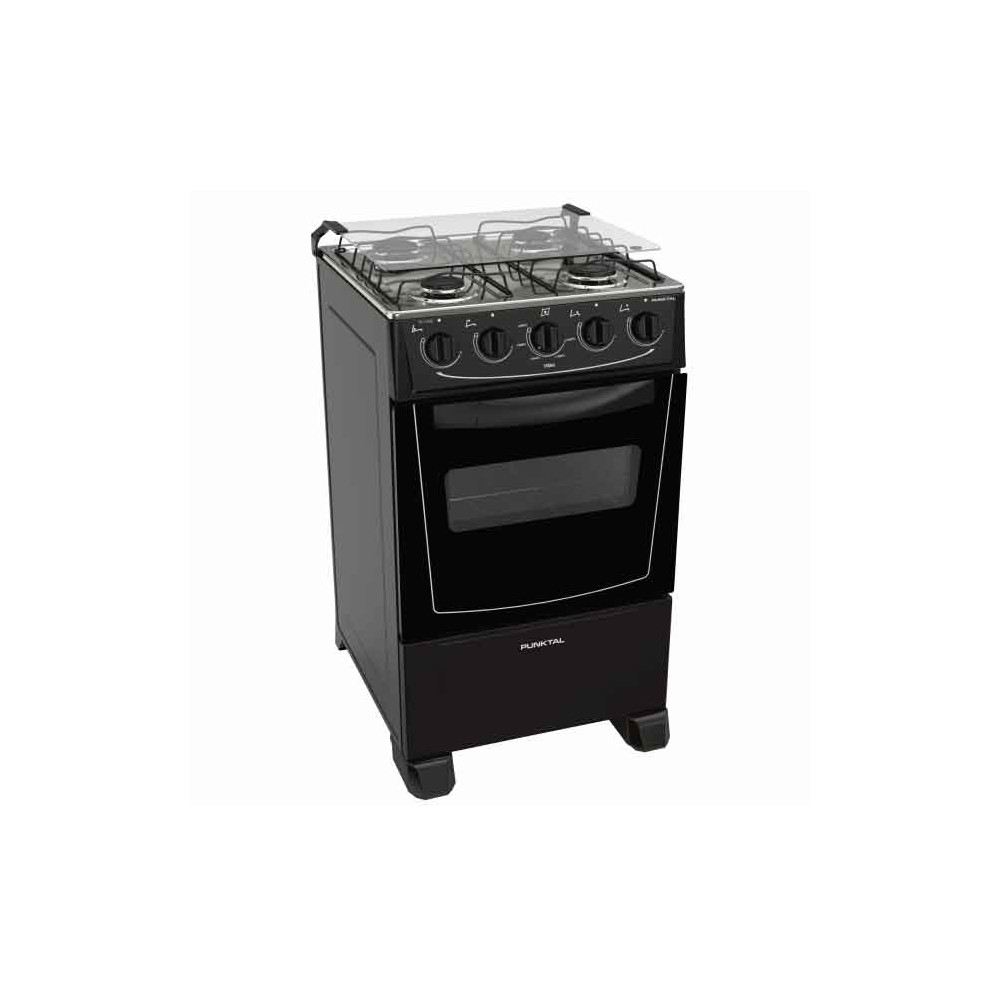 Cocina 4h supergas punktal viena negra 268bk