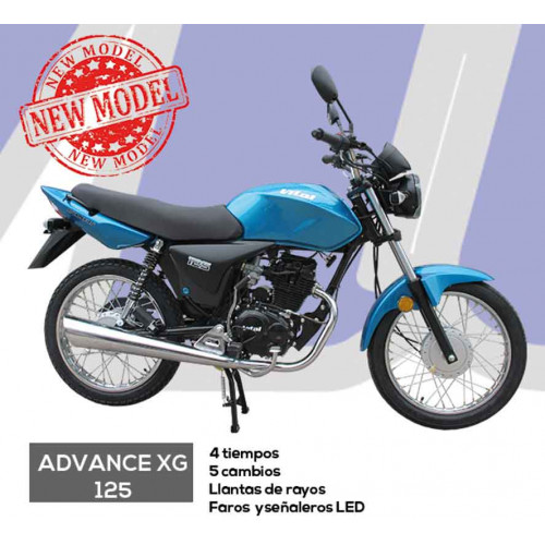 Moto vital advance xg 125 fre. disco azul