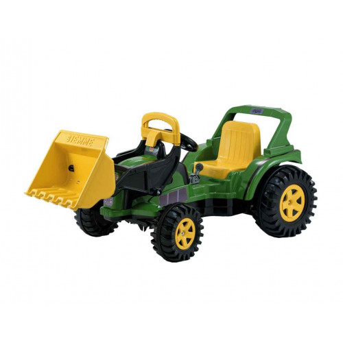 Tractor electrico joao boss 356 verde con pala