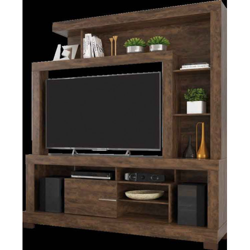 Rack tv estante exuberante 2,17m tv60 nogal
