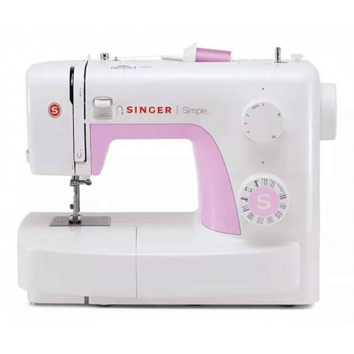 Maquina de coser singer s-3223 brazo libre con 23 puntadas utilitarias, flexibles y decorativas.