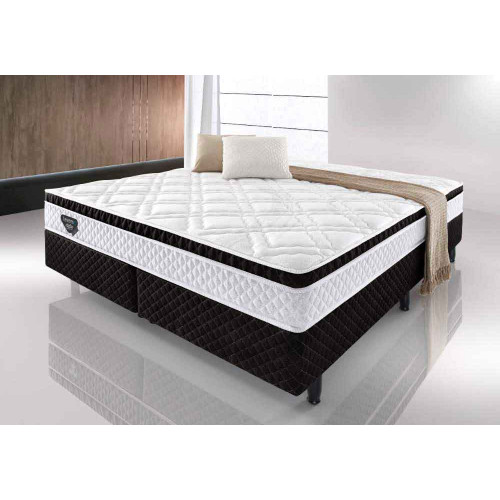 Set espuma 1 plaza d80 88x188x30 hasta 130kg ortopedico euro pillow no flip no requiere dar vuelta e