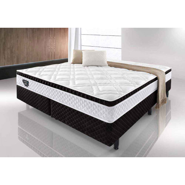 Set espuma 1 plaza d80 88x188x30 hasta 130kg ortopedico euro pillow no flip no requiere dar vuelta e