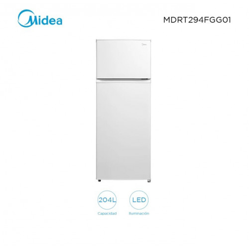 Heladera 204l midea frio natural 2 puertas blanco mdrt294fgg01