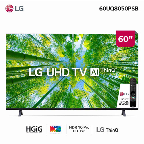 Tv led smart LG UHD 4K 60" 60UQ8050PSB Al