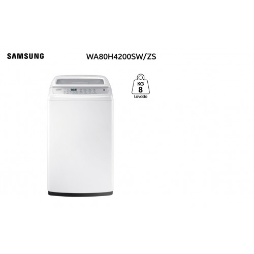 Lavarropas carga superior samsung 8 kg. SAWA80H4200SW