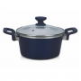 Cacerola de aluminio de 20 cm con interior ceramico modelo azzurra