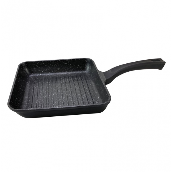 PLANCHA ASADOR 28X28 CM CON ANTIADHERENTE MODELO “NERO”