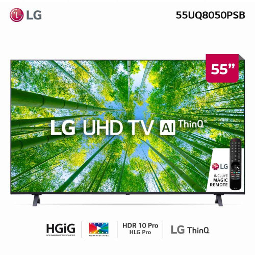 Tv led smart LG UHD 4K 55" 55UQ8050PSB Al