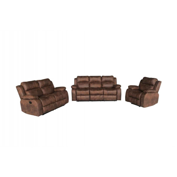 Sofa recliner l6611 1 cuerpo marron o negro