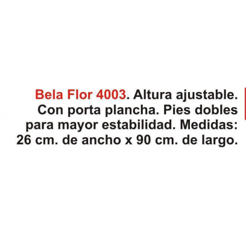 TABLA DE PLANCHAR 4003 FLOR