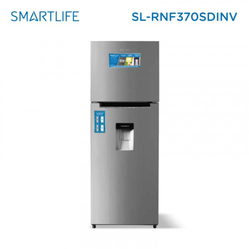 Heladera 312l smartlife sl-mf370sd inox c/ disp