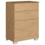 Comoda 3 caj con nicho onix imbuia 1712t finestra