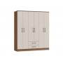 Ropero 6 ptas b400 jagger 1,83 x 1,83 x 46,5 muchos estantes