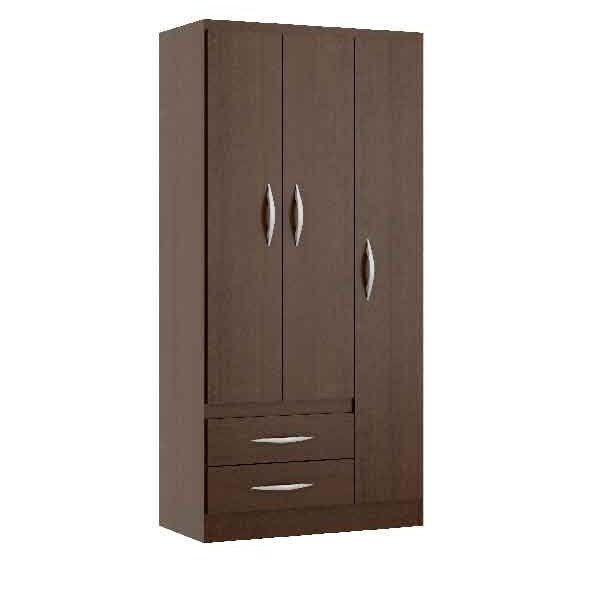 ROPERO 4 PTAS 2 CAJ ONIX CON ESPEJ IMBUIA 1718T FINESTRA
