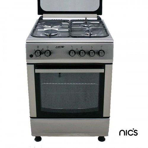 COCINA COMBINADA 4 HORNALLAS GAS HORNO ELECTRICO 50 CM NICS 1960TK