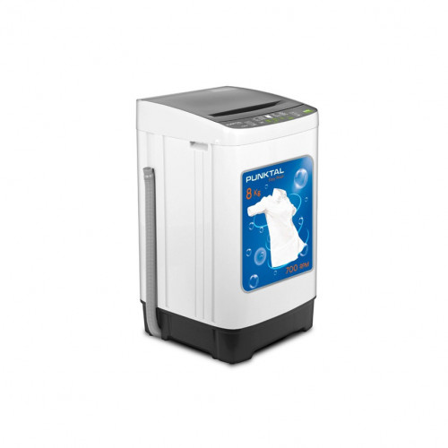 Lavarropas superior 8kg punktal pk-084 con bomba automatica