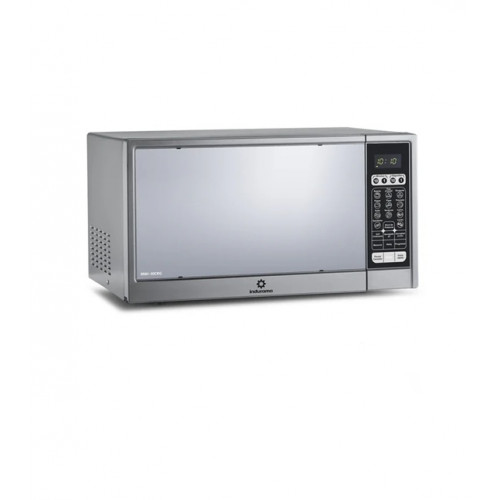 Microondas digital 30l indurama plateado grill