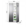 Heladera side by side 472l indurama inverter color croma ri-770