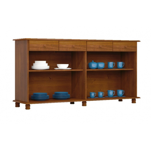 BUFFET RUBI 4 PUERTAS 4 CAJONES IMBUIA 8929T FINESTRA