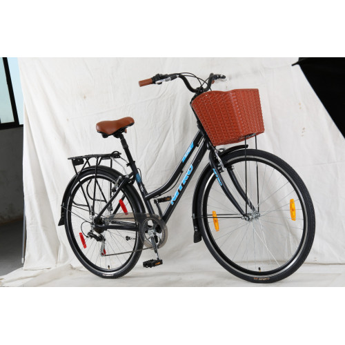 BICICLETA DAMA R 28 ALUMINO CON CANASTO